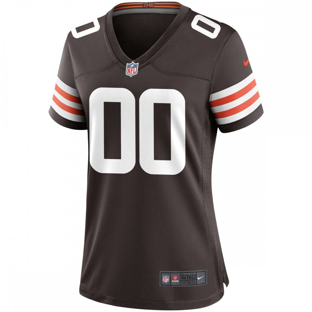 Nike Cleveland Browns Women's Custom Game Jersey - Brown-GridironStore